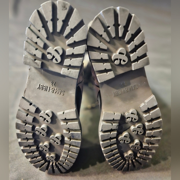 SAM & LIBBY "Stella" Combat Boot Khaki Black, Size 7.5 (NWOT) - Picture 13 of 15